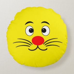Happy Hugger Round Pillow