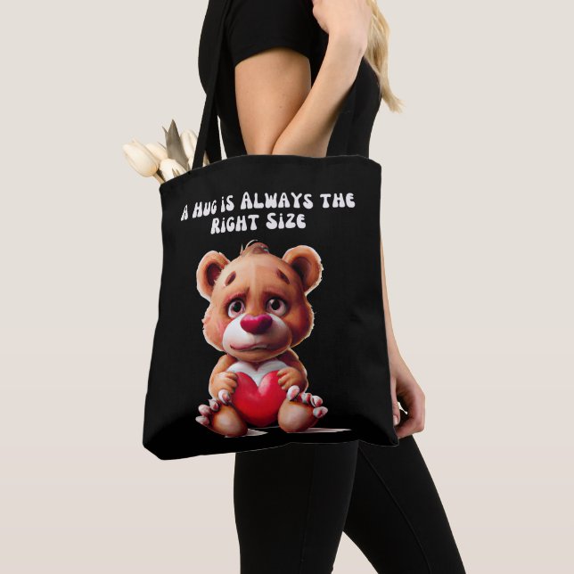 Happy Hugs for Friends Tote Bag (Close Up)