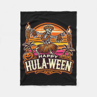 Happy Hulaween Spooky Halloween Island Skeleton Hu