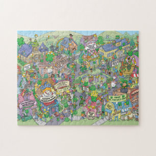 Happy Hullabaloo Hollows Saint Patrick's Day Jigsaw Puzzle