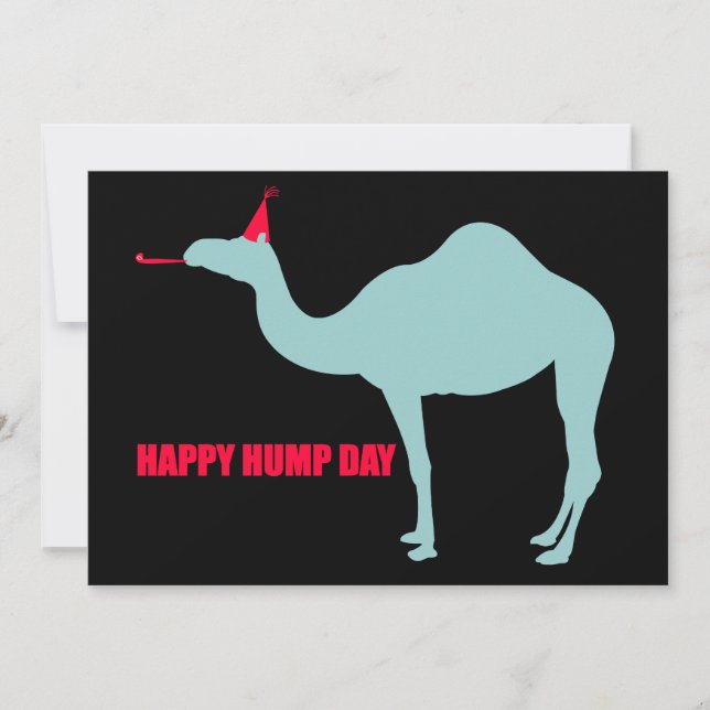 Happy Hump Day Camel Invitations (Front)