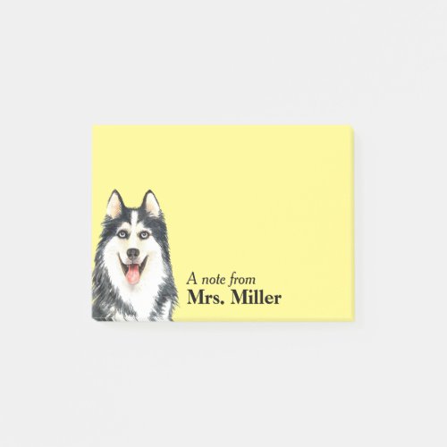 Happy Husky Personalized Notes