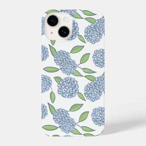 Happy Hydrangea Preppy Phone Case