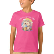 Happy Ice-cream Day To Me Cute Hedgehog T-shirt