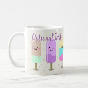 Happy Ice Cream Smiling Bars & Popsicles Coffee Mug