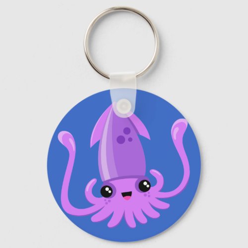 Happy Ika Keychain