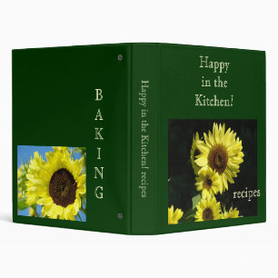Happy in the Kitchen! recipes binder BAKING