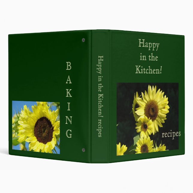 Happy in the Kitchen! recipes binder BAKING (Background)