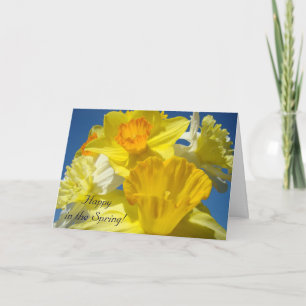 Happy in the Spring! Cards Happiness Thank You