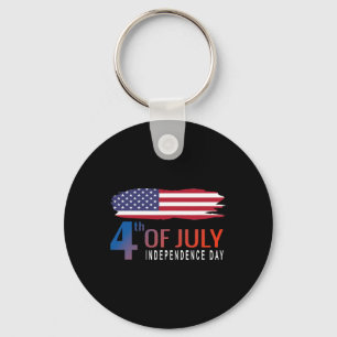 Happy Independence Day 2023 American Flag For Men  Keychain