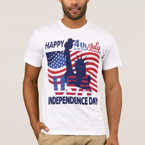 Happy Independence Day 4th of July 1776 T_shirt De