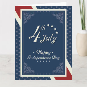 Happy Independence Day America Thank You Card