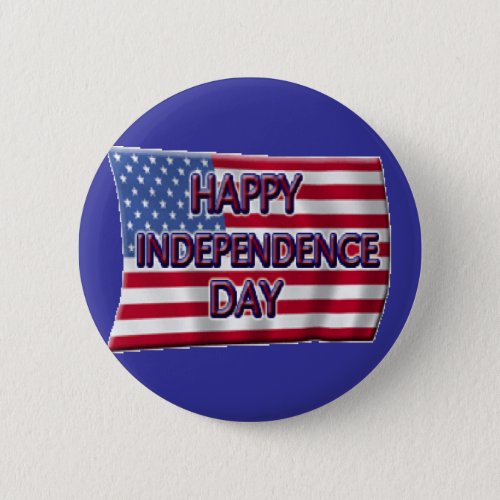 Happy Independence Day Button