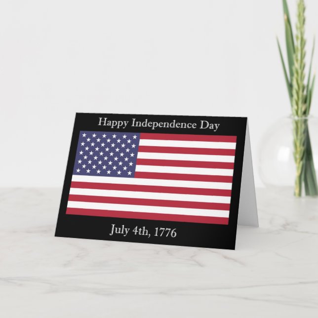 Happy Independence Day, card (Front)