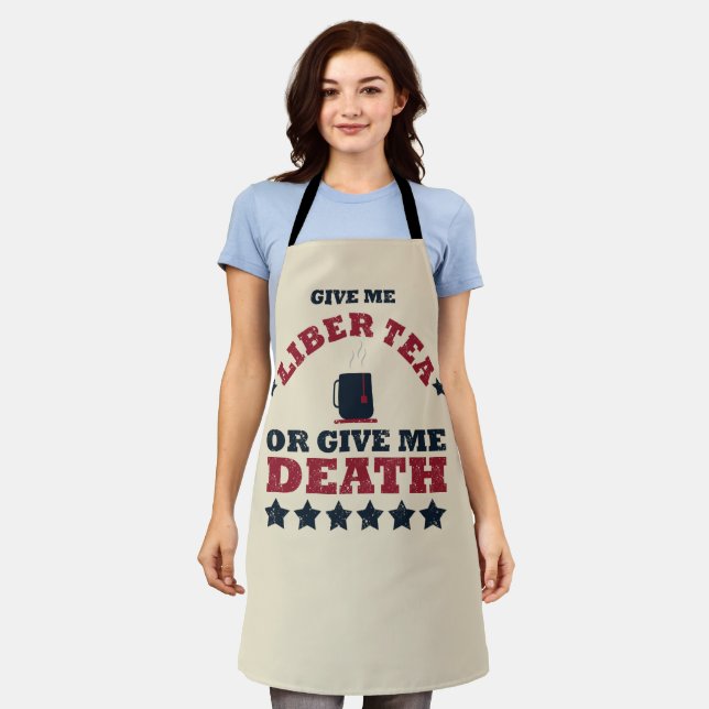 Happy independence day funny 4th of july apron (Worn)