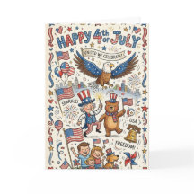 Happy Independence day greeting card
