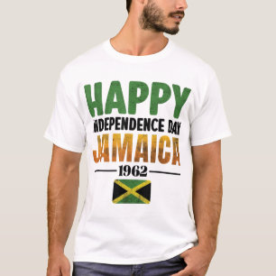Happy Independence Day Jamaica 1962 Proud Jamaican T-Shirt