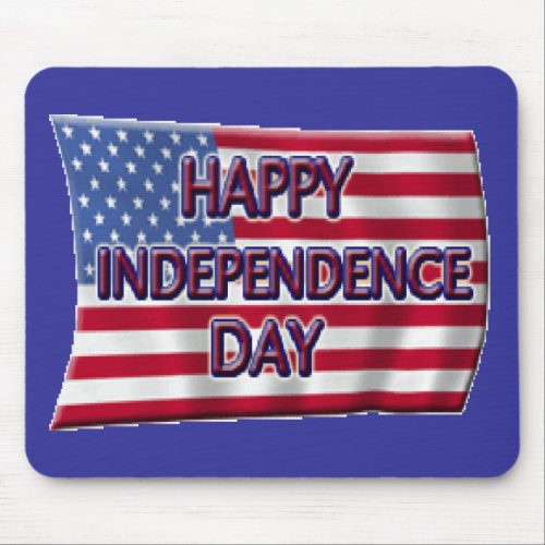 Happy Independence Day Mouse Pad