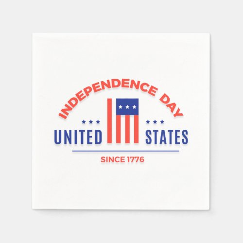 Happy Independence Day Paper Napkins
