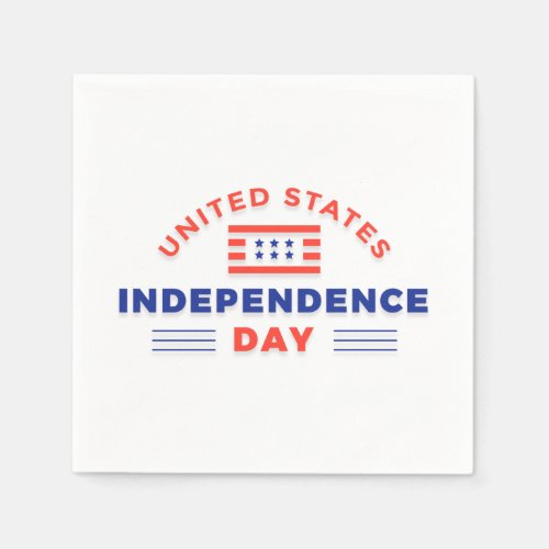 Happy Independence Day Paper Napkins