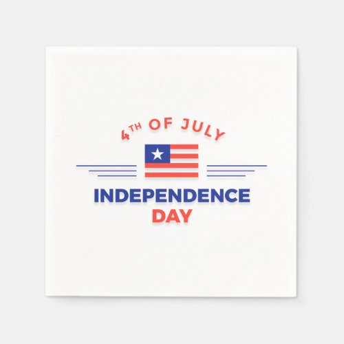 Happy Independence Day Paper Napkins