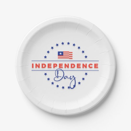 Happy Independence Day Paper Plates