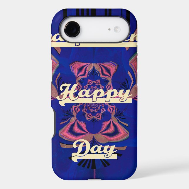 Happy Independence Day Patriotic Vector Design Case-Mate iPhone Case (Back)