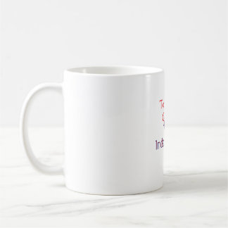 happy independence day red blue name date simple coffee mug