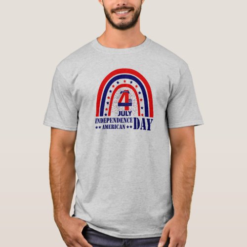 Happy Independence day USA 4 th July in USA T_Shirt