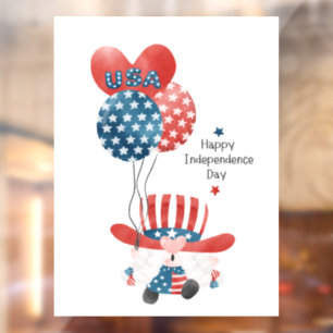 Happy Independence Day Window Cling
