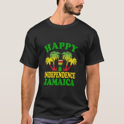 Happy Independence Jamaica 2022 Celebration Jamaic T_Shirt