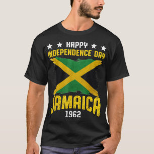 Happy Independence Jamaica Flag Est 6Th August T-Shirt