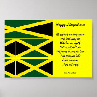 Happy independence jamaica posters