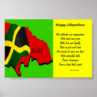 Happy independence jamaica posters