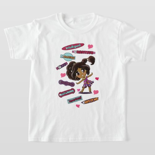 Happy Indian Girl T_Shirt