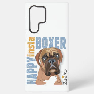 Happy Insta Boxer - Zani Mo Dog Samsung Galaxy S22 Ultra Case