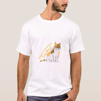 happy interatinal cat day T-Shirt