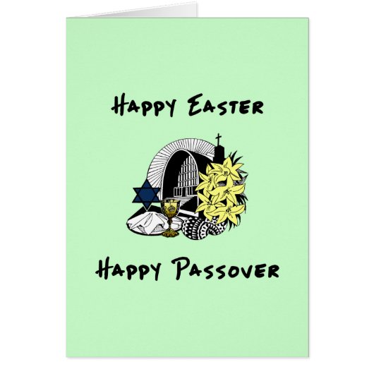 Happy Interfaith Easter and Passover (Front)
