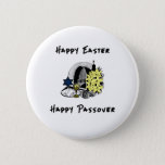Happy Interfaith Easter And Passover Button at Zazzle