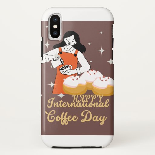 Happy International coffee day.. iPhone X Case