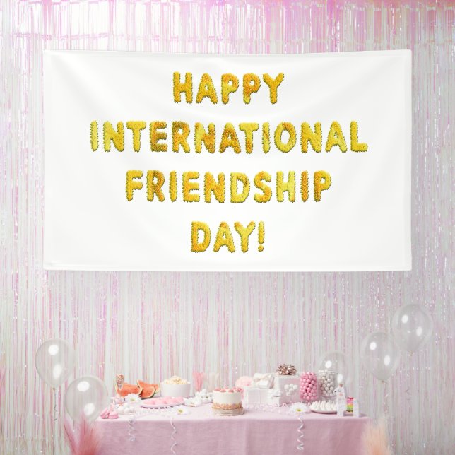 Happy International Friendship Day Banner (Party)