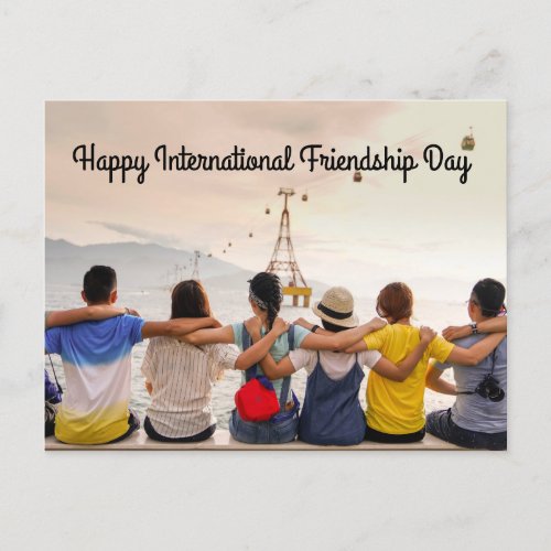 Happy International Friendship Day Postcard