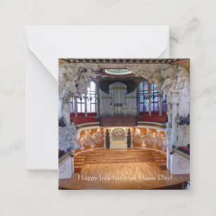 Happy International Music Day! Note Card