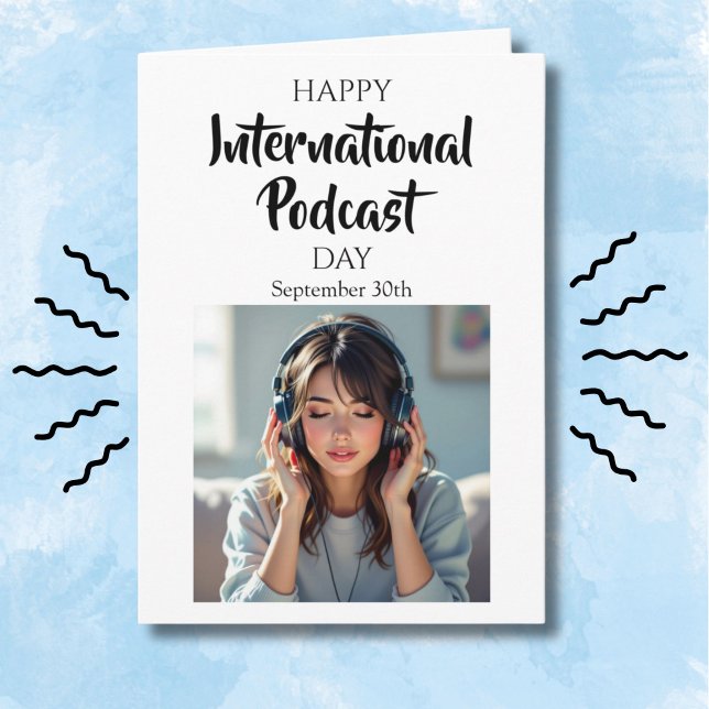 Happy International Podcast Day! September 30th Card (Creator Uploaded)
