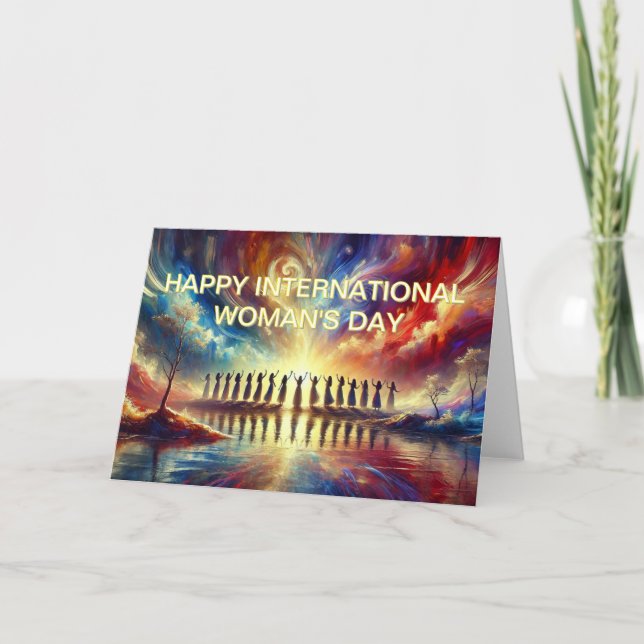 Happy International Woman's Day Card (Front)