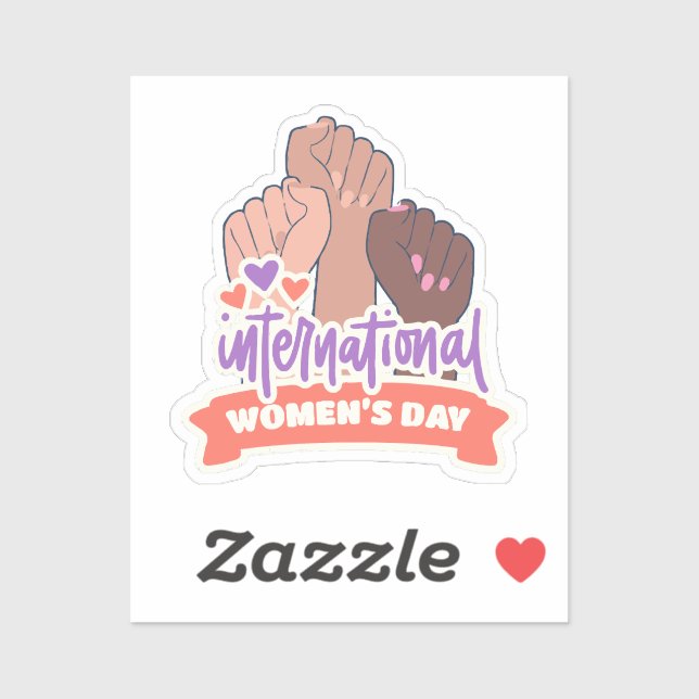Happy International Women’s Day Sticker (Sheet)
