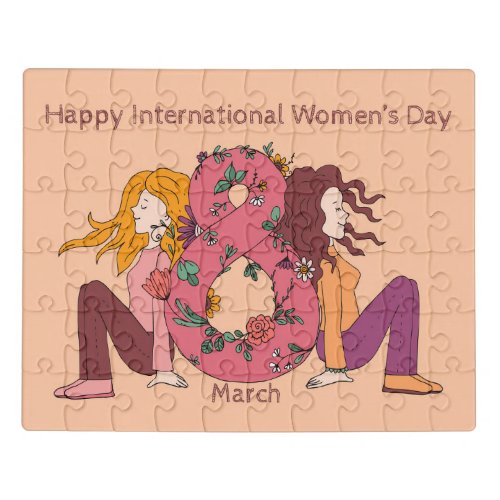 Happy International Womens Day 8 March Jigsaw Puzzle