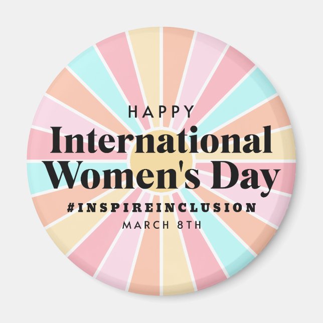 Happy International Women's Day | March 8th Magnet (Front)