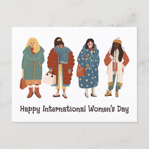 Happy International Womens Day Postcard