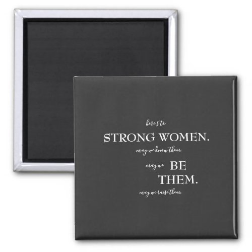 Happy International Womens Day T_Shirt Wooden Box Magnet